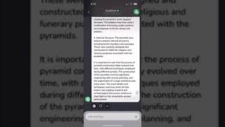 Taylor Walstad Artificial Intelligence App solved how the Egyptian Pyramids were built #pyramids screenshot 1