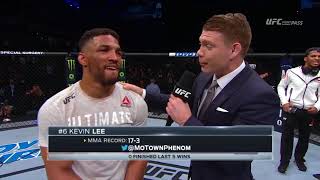 Fight Night Atlantic City: Kevin Lee Octagon Interview