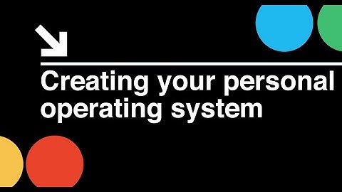 Startup CEO: Creating Your Personal Operating System