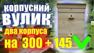 Корпусний вулик для бджіл, рамка на 300+145.