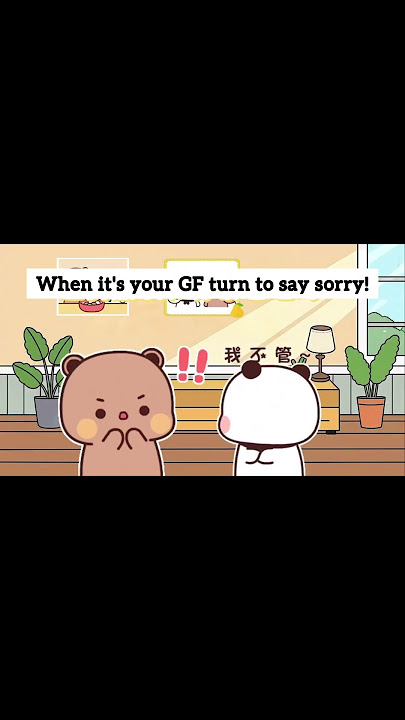 Saat giliran pacar kamu yang bilang maaf 🙄😂 #bubuanddudu #lucu #viral