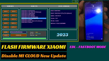 How to Flash XIAOMI Firmware | MI Unlock tool | EDL FASTBOOT MODE
