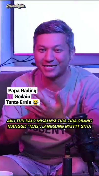 PAPA GADING GODAIN TANTE ERNIE | APA PEDE KATE!? SALING TANYA UMUR