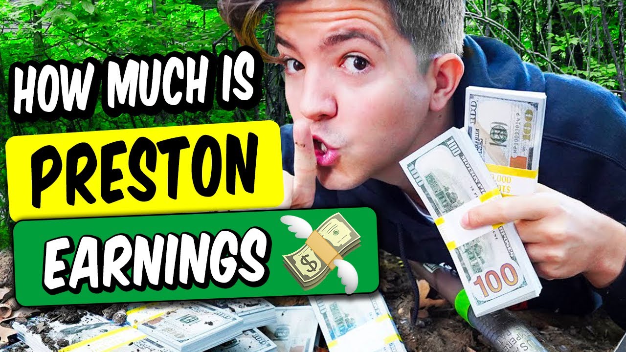 this is how much money Preston makes on YouTube YouTube