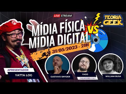 Mídia Fisica versus Mídia Digital: Qual você prefere?