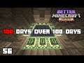 I SURVIVED 100 DAYS IN BETTER MINECRAFT - DAY 56 - The hardest ender dragon fight ever part 1