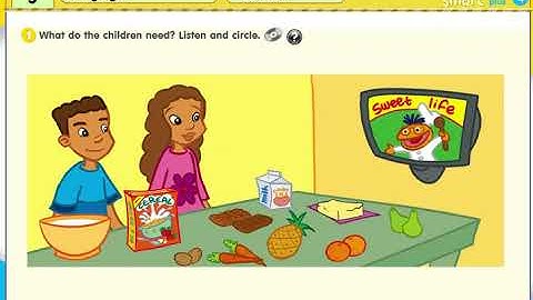 Year 4 CEFR English Get Smart Plus 4 Module 5 Eating right Textbook page 58a