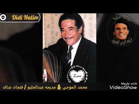 فنجان شاى مع سيجارتين محمد الموجى مديحه عبدالحليم