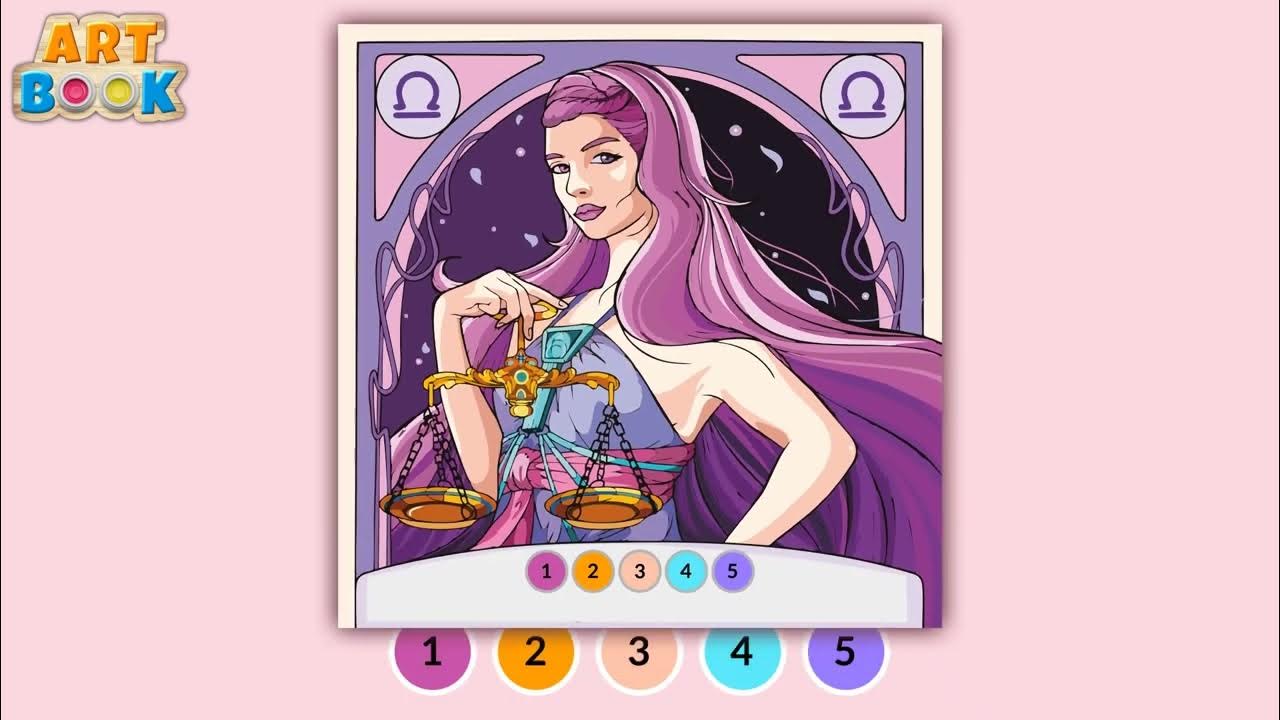 Art Book Paint Color by Number YouTube