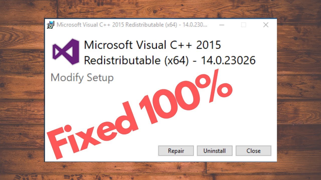 ลง microsoft visual c++ 2015 ไม่ได้  New Update  How to Fix Microsoft Visual C 2015 Redistributable Setup Failed error 0x80240017