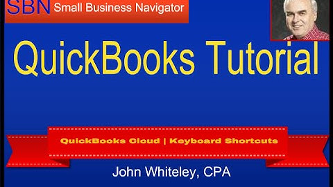 QuickBooks Cloud | Keyboard Shortcuts