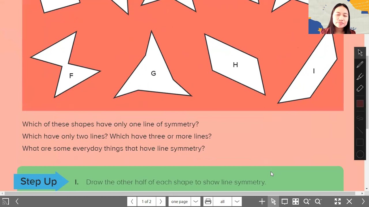 Identifying lines of symmetry YouTube