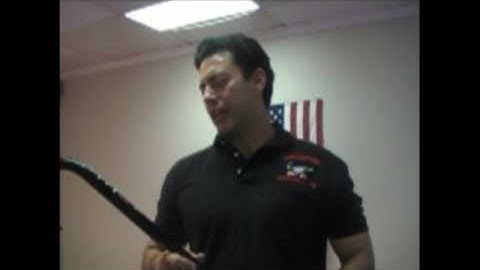 The Black Mamba Cane From Amer Cane Self Defense