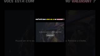 Como Resolver O Erro Val 62 No Valorant