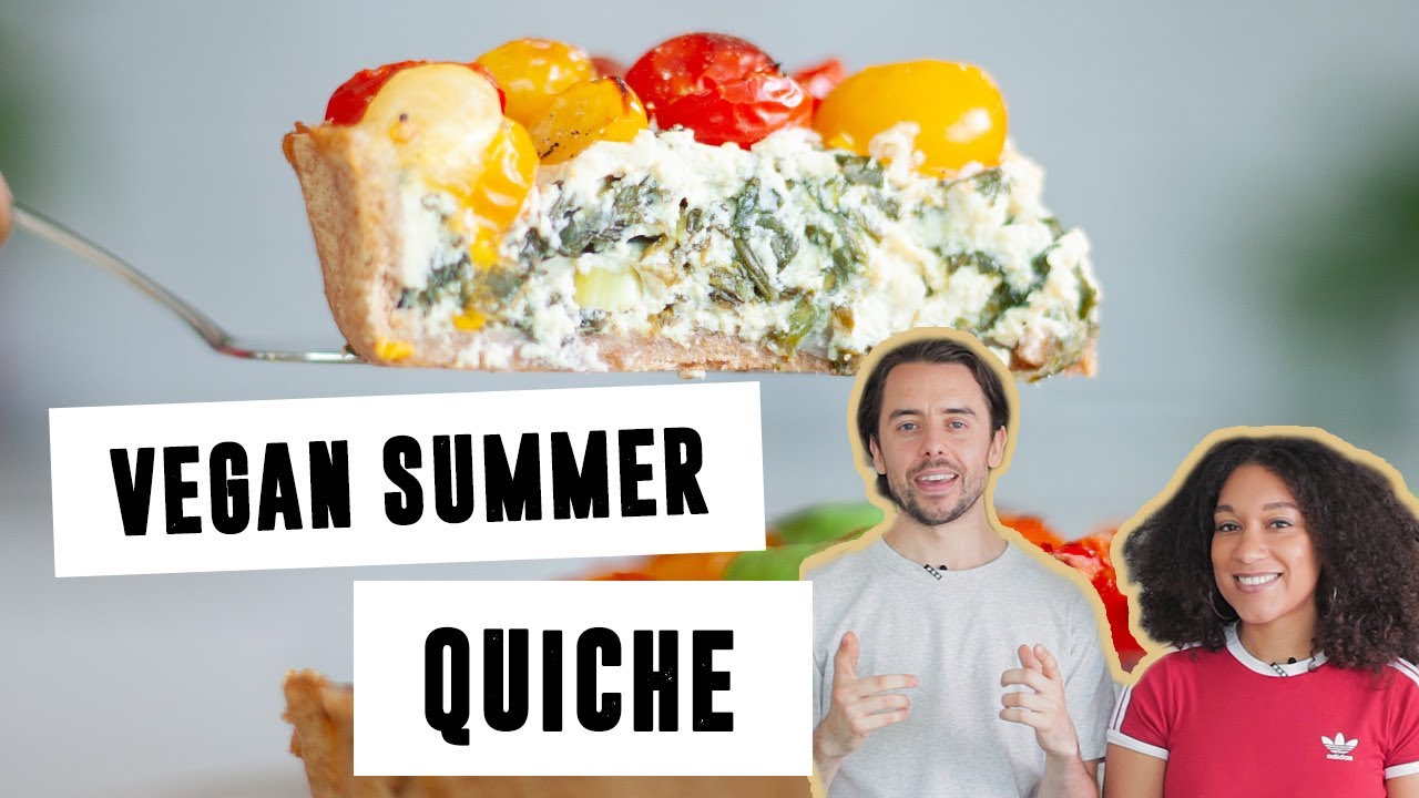 How To Make A Vegan Summer Quiche | SO VEGAN