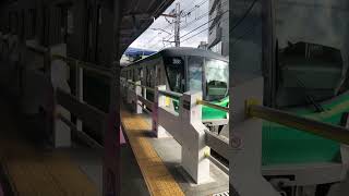 常磐線各駅停車北柏駅　メトロ16000系到着シーン