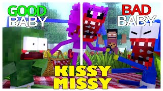 Monster School : BABY ZOMBIE AND HUGGY MEET BABY KISSY MISSY - Minecraft Animation