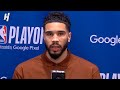 Jayson Tatum talks 3-1 Series Lead vs Cavs, Postgame Interview