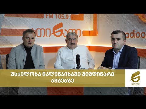 მსჯელობა წალენჯიხაში მიმდინარე ამბებზე