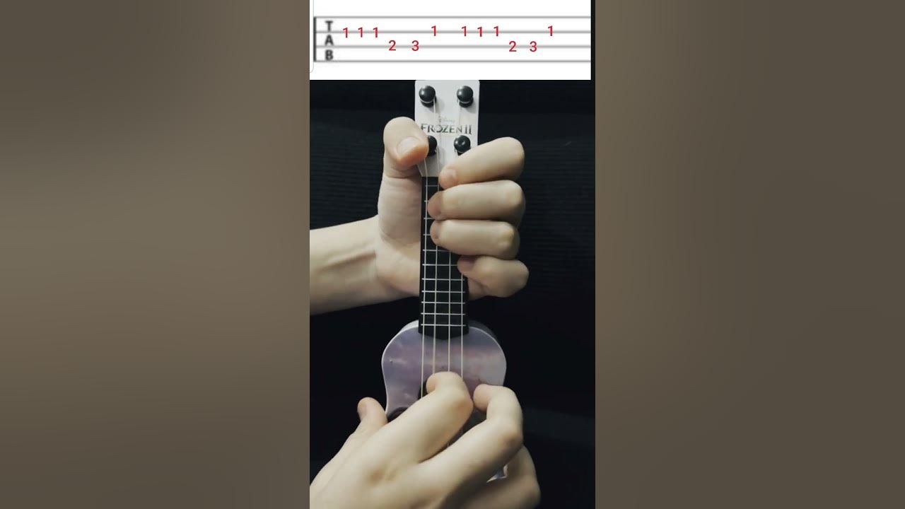 Squid game - mingle game song - very very easy ukulele tutorial
