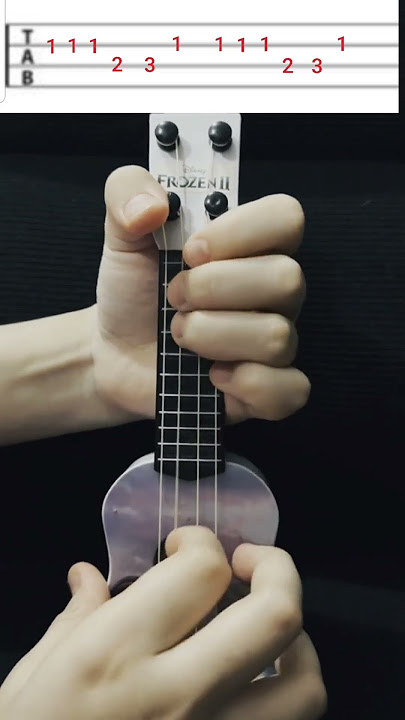 Squid game - mingle game song - very very easy ukulele tutorial