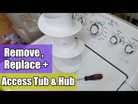 GE Washer Agitator Removal - How to do it and access the GE Washer Hub and More