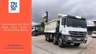 MERCEDES BENZ ACTROS 4844 8X4 COM CAÇAMBA