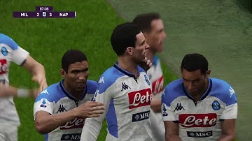 How to deal with script - momentum on Match day Milan NapolieFootball PES 2020