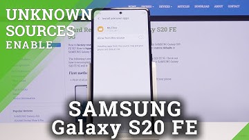 How to Allow Unknown Sources on SAMSUNG Galaxy S20 FE 5G – Download Apps from Unknown Sources