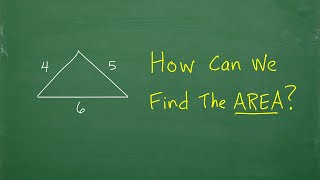 AWESOME Formula – AREA of a TRIANGLE (Herons Formula)