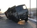 Мусоровоз провалился в канализацию в Хабаровске.  MestoproTV