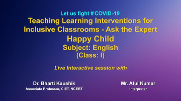 Live Interaction: Teaching Learning Interventions for Inclusive Classrooms - Ask the Expert