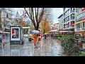 Walking on Rainy Bağdat Street, Istanbul | Umbrella Walks ☂