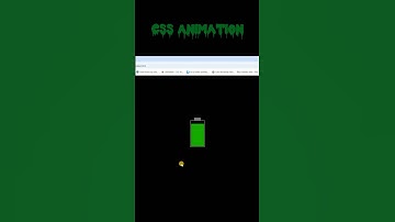 HTML CSS projects for beginners | CSS Animation | battery animation #shorts