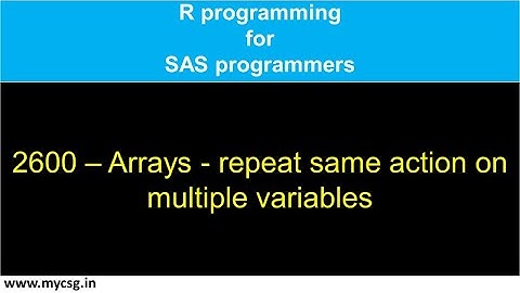 SASnR: Arrays - repeat same logic/action on multiple variables