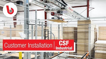 Barbaric CSF Industrial // Automated Panel Storage and Retrieval System // Customer Installation
