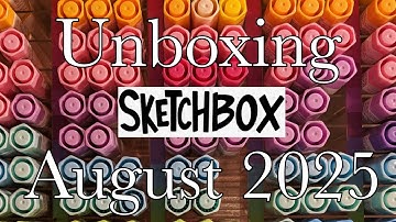 Unboxing Sketchbox August 2025