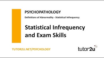 Psychopathology - Statistical Infrequency & Exam Skills | AQA A Level Psychology