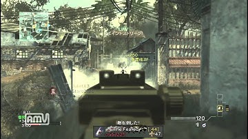【CoD:MW3】　奈々様ファンが行くTDM　part 97 【PS3】　MP7　38－10