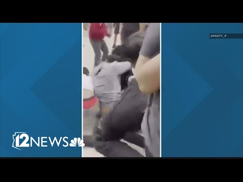 Video shows at least 30 students involved in fight at Tucson High School