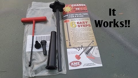 Tire valve stem replacement.......without breaking the bead!!!