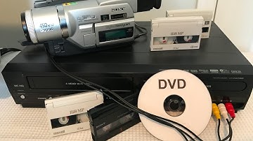 Video Handy Cam tape cassette transfer to DVD using combo recorder