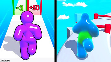 Tall Man Run vs Blob Runner 3D