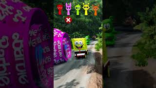 Gummybear Va Spiderman Vs Ironman Vs Barbie Vs Mcqueen Vs Bollard Yashl172