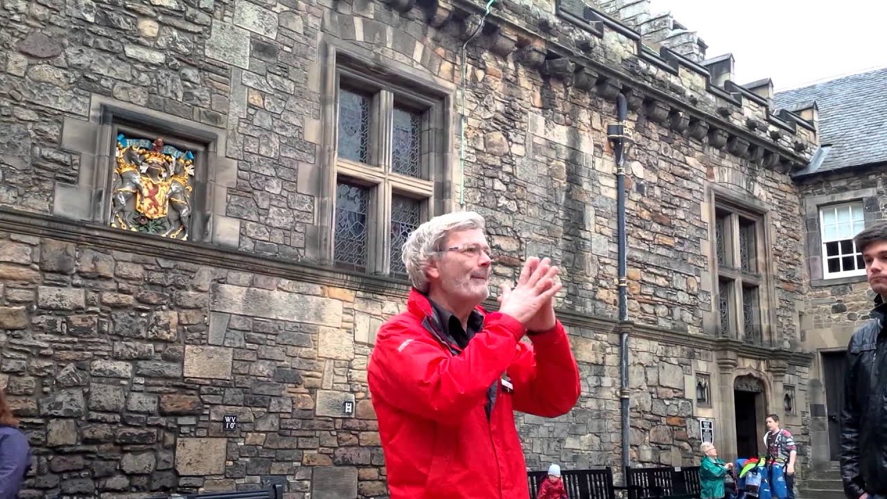 Awesome Tour Guide at Edinburgh Castle YouTube