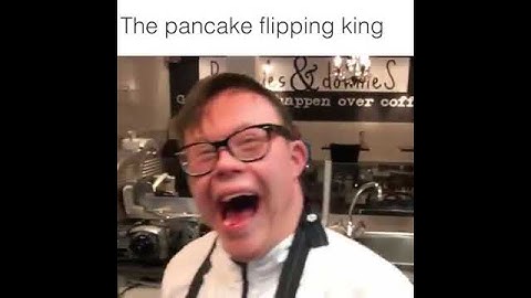 The pancake flipping king
