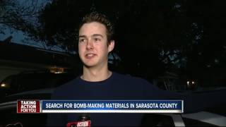 Arrest in Hillsborough County leads to search for bomb-making materials in Sarasota home