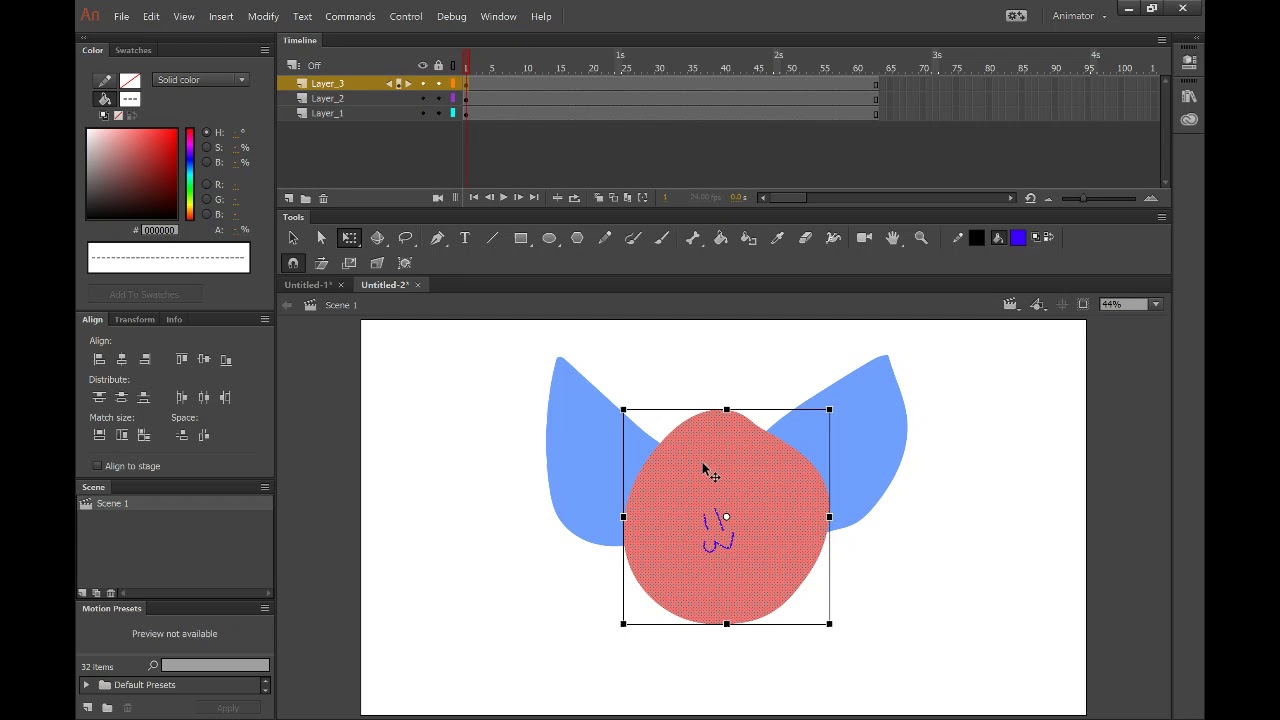 how to tween in flash - YouTube