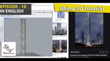 Rhino 3D Architectural Tutorial Series | Ep - 10 | Real Buildings Into 3D model |English |