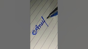 Anupama in cursive writing #goodhandwriting #shorts #diy #cursive